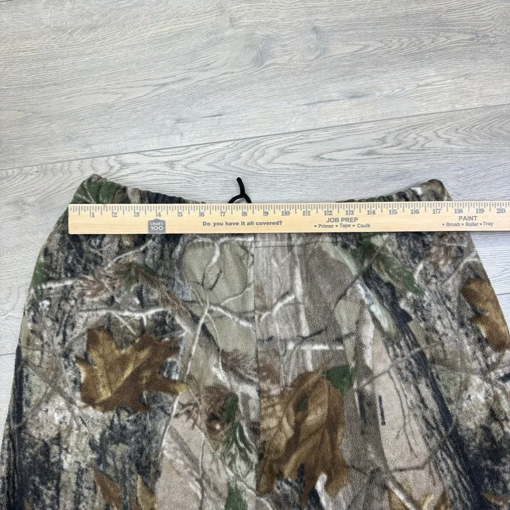 VTG Y2K Camo‎ Jogger Fleece Sweatpants Men's Sz XL Baggy Lounge